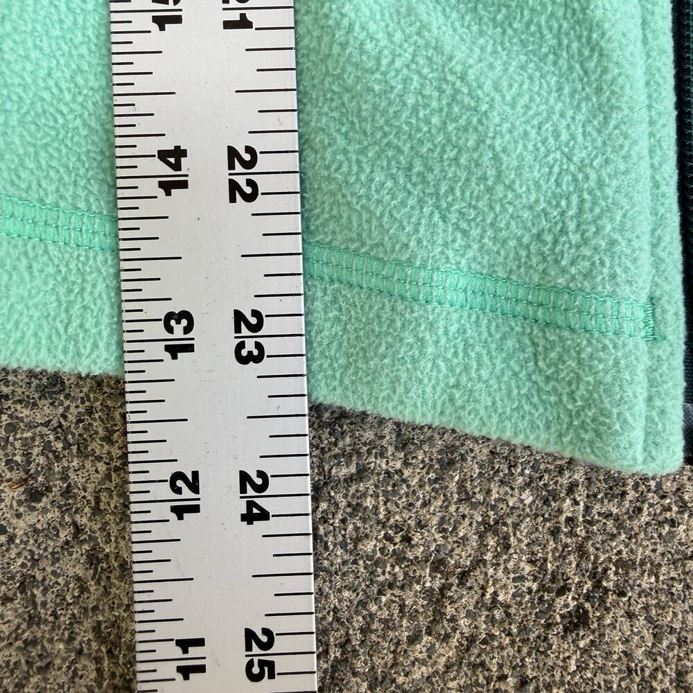 Marmot Full Zip Fleece Sweatshirt Womens Small Green Jacket Lightweight Layer - Picture 9 of 10